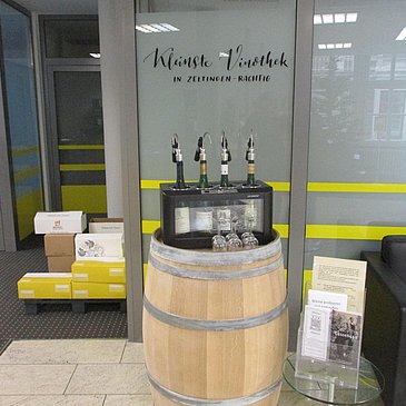 Vinothek in der Tourist Information