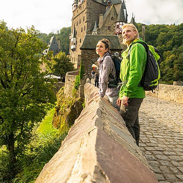 Auf dem Weg zur Burg Eltz