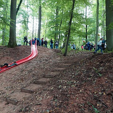 Rutsche am Rotschwänzchen Wanderweg