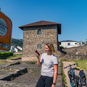 Lauschtour am Mosel-Radweg Villa Rustica in Mehring