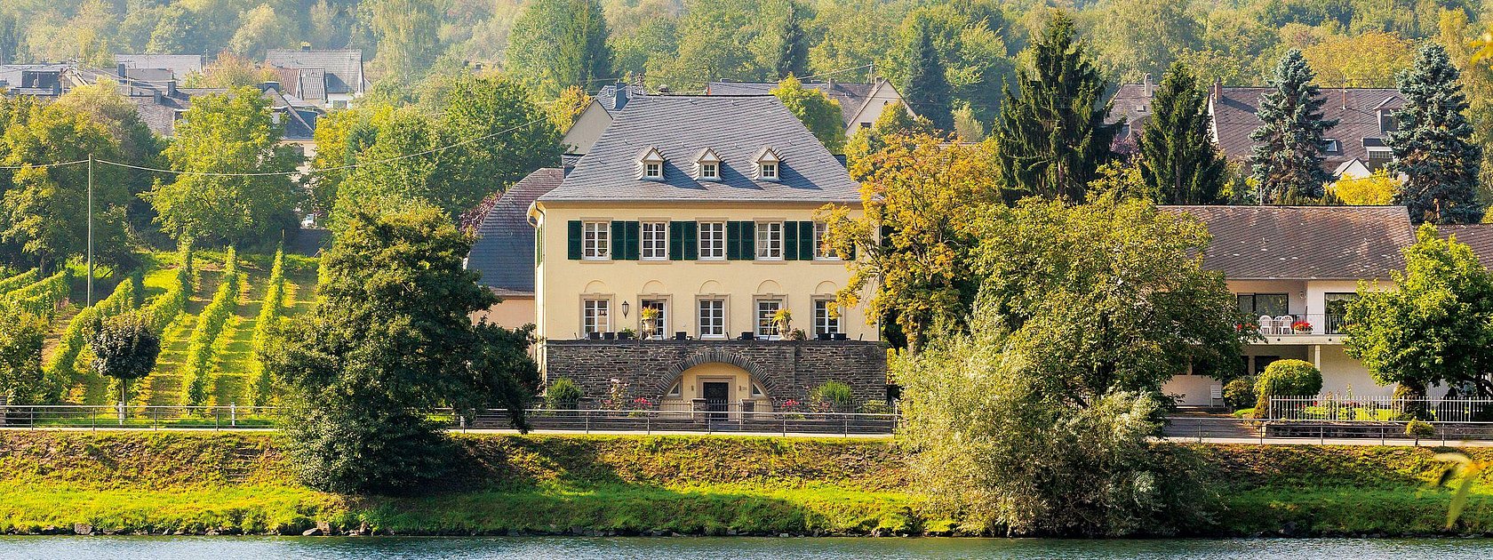 Landaus am Moselufer Wehlen