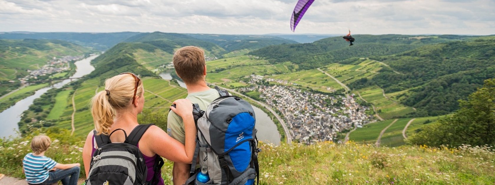 Moselsteig am Calmont Gipfelkreuz Region Cochem