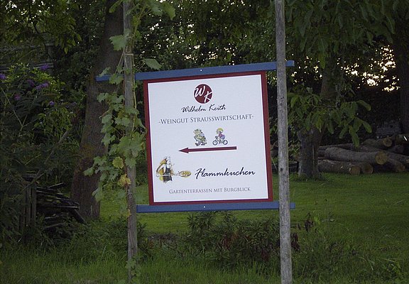 Straußwirtschaft an der Mosel