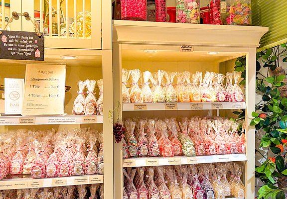 Auswahl an Bonbons