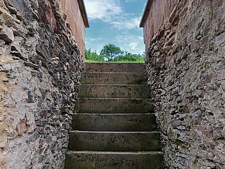 Treppe in den Garten
