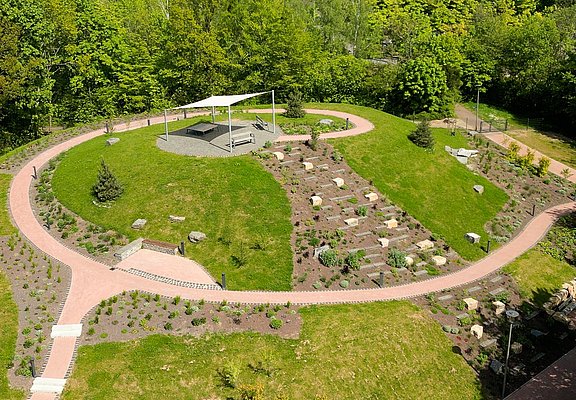 Kurpark mit Kräutertreppe