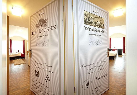 Room Doors in Christiana`s Wein -ArtHotel