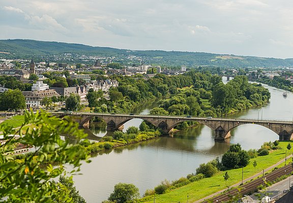 Blick auf das Moseltal bei Trier