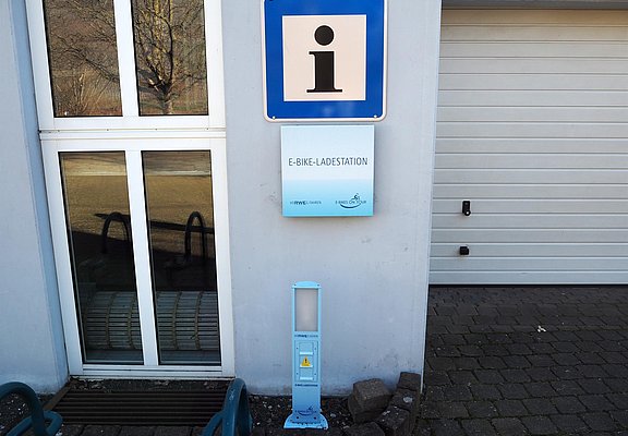 E-bike Ladestation bei der Touristinformation