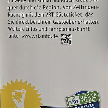 VRS guest ticket completely free of charge
