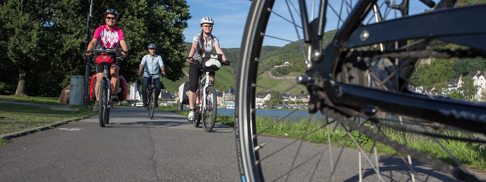 Fahrradschlauch Automat an der Mosel