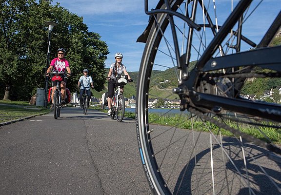 Fahrradschlauch Automat an der Mosel