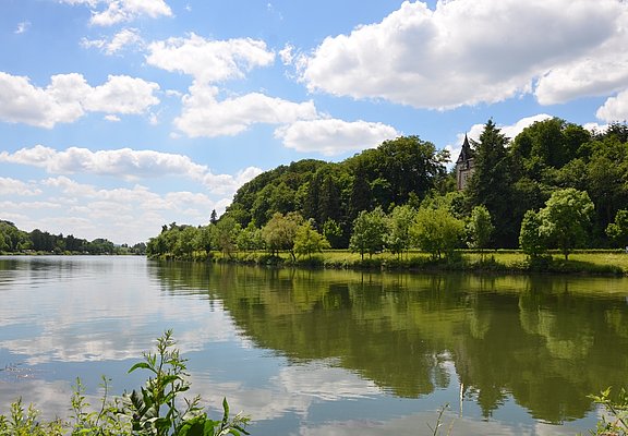 Mosel-Radweg hinter Nennig