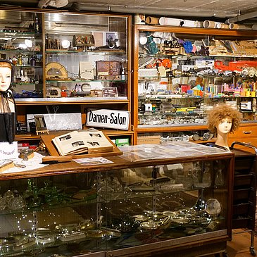Cabinet with display case