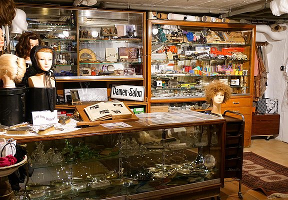 Cabinet with display case