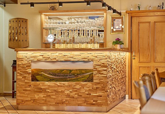 Theke im Restaurant Ehses