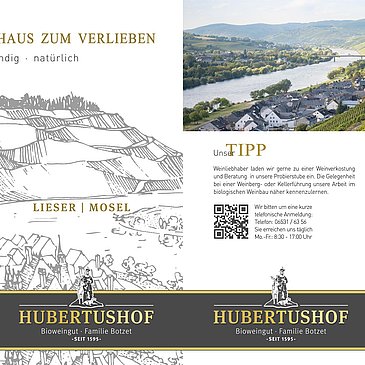 Bioweingut Hubertushof Haus Prospekt