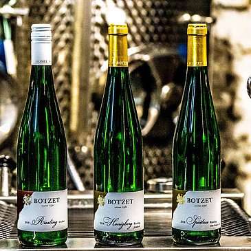 Weinflaschen Weingut Botzet