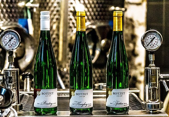 Weinflaschen Weingut Botzet