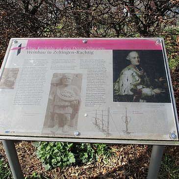 Infotafel zum Wanderweg