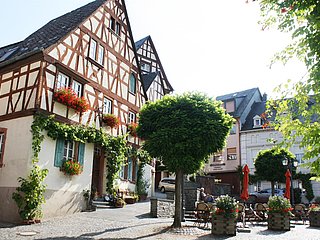 Mittelalterlicher Marktplatz in Zeltingen-Rachtig