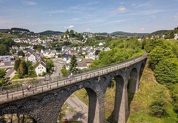 Viadukt am Maare-Mosel-Radweg
