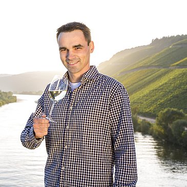 Winzer vor Mosel