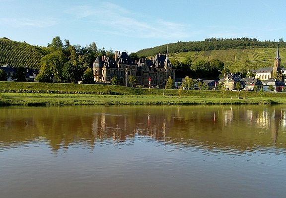 Startpunkt: Der Ort Lieser an der Mosel
