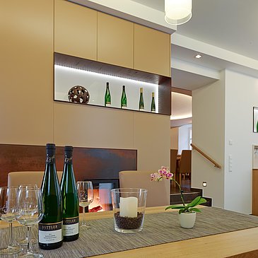 Detailansicht der Vinothek des Weinguts Bottler