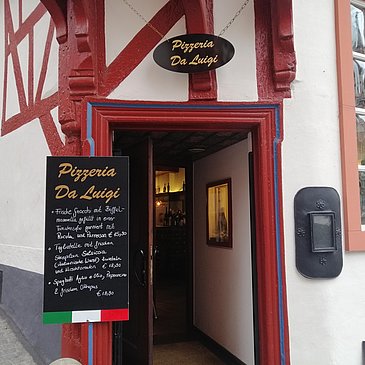 Eingang Pizzeria Da Luigi