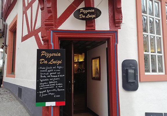 Eingang Pizzeria Da Luigi
