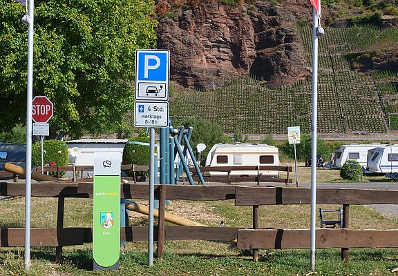 Ladesäule Erden am Wohnmobilstellplatz