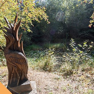 Wandern auf dem Walderlebnispfad Lieser