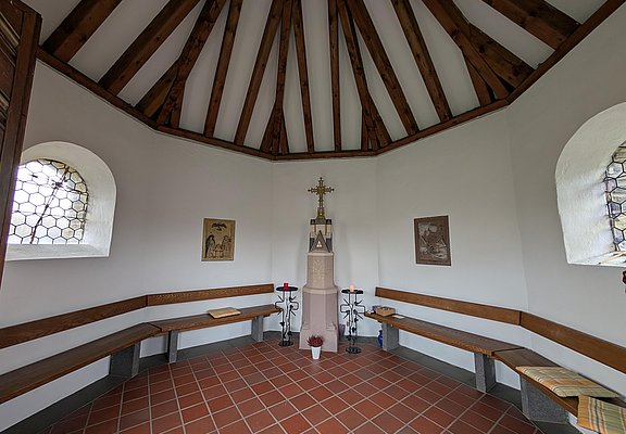 Innenraum Minheimer Pestkapelle