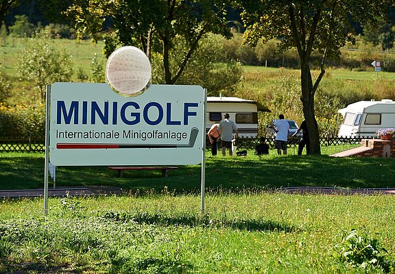 Minigolfplatz an der Mosel