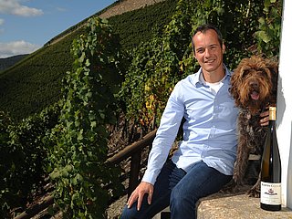 Martin Conrad in Weinbergen