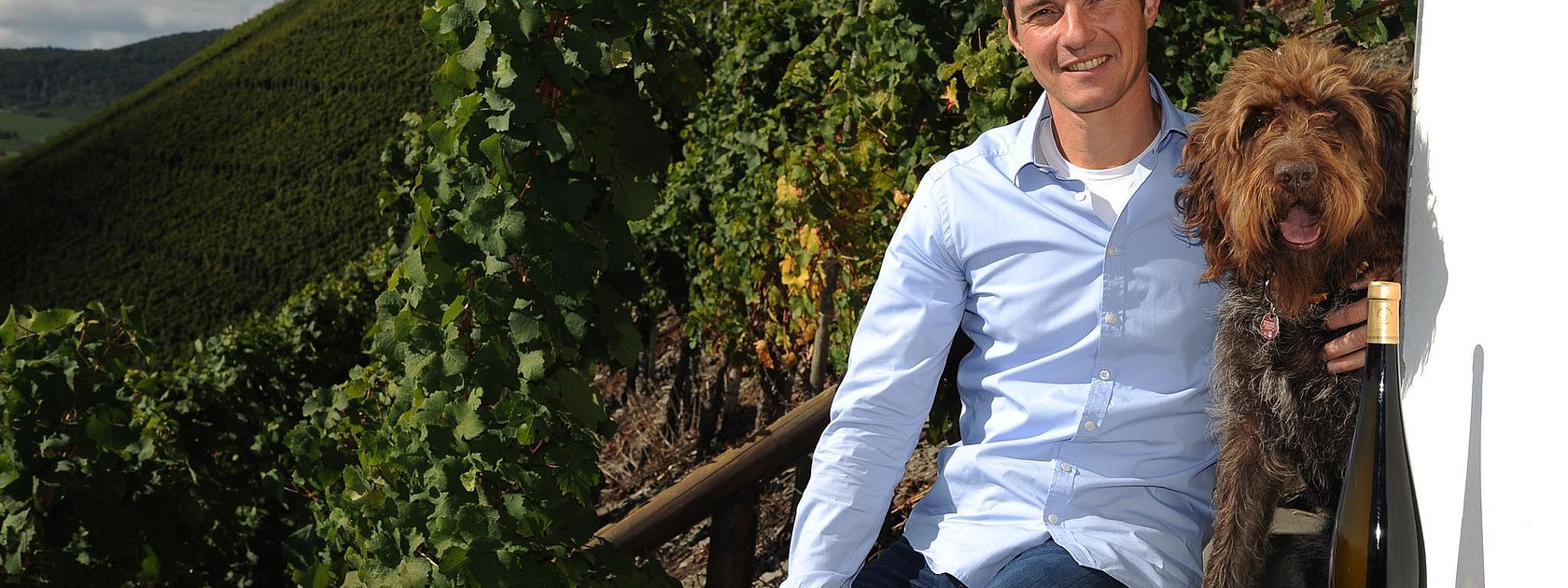 Martin Conrad in Weinbergen