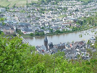 Blick auf die Mosel bei Bernkastel-Kues