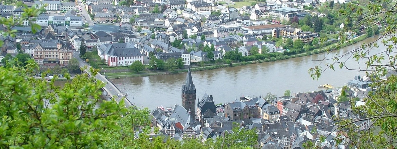 Blick auf die Mosel bei Bernkastel-Kues