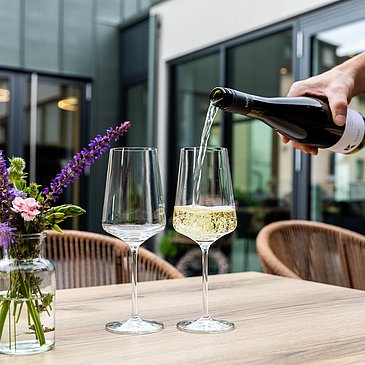 Weingenuss im Weingut Kiebel