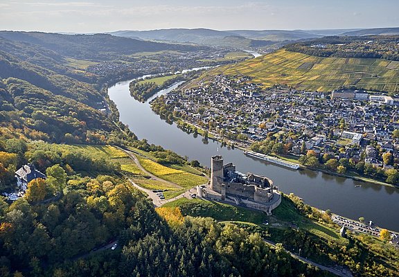 Burg Landshut Luftaufnahme