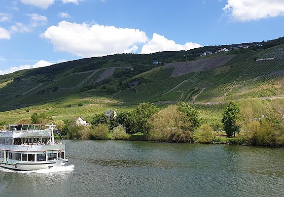 Schiffahren auf der Mosel