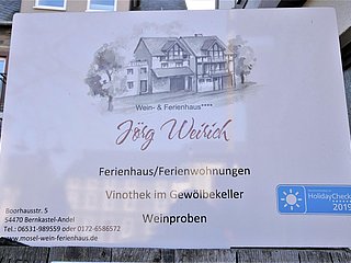 Weinhaus Jörg Weirich Schild