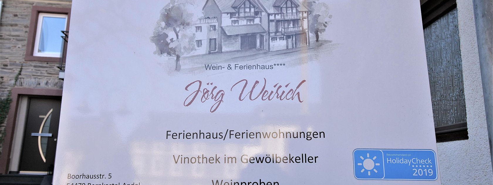 Weinhaus Jörg Weirich Schild