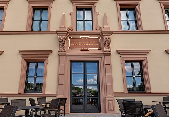Frühstücksterasse