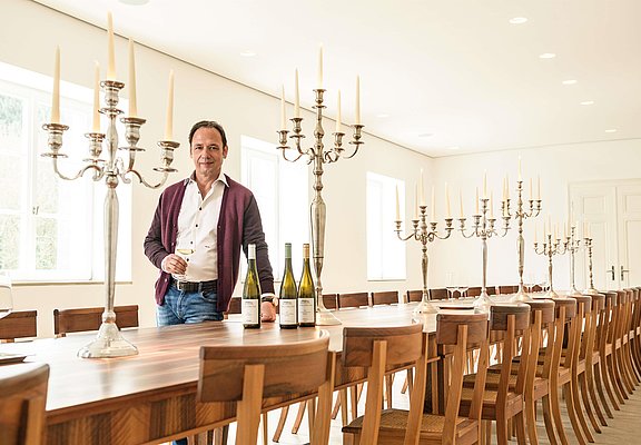 Markus Molitor im Weingut