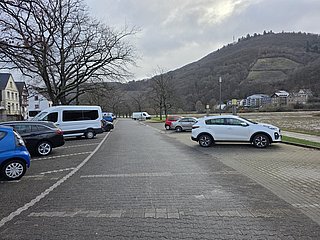 Parkplatz in Kues - Geburtshaus