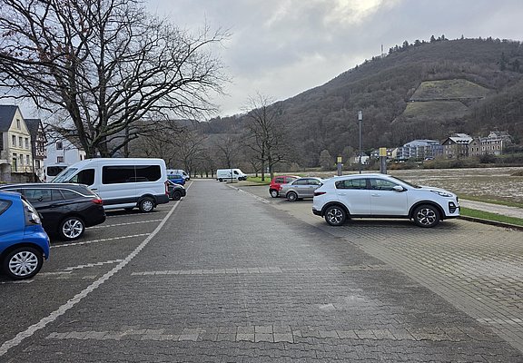 Parkplatz in Kues - Geburtshaus