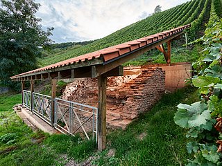 Römische Kelteranlage in Rachtig