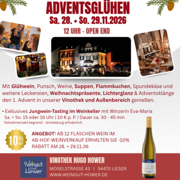 Adventsglühen